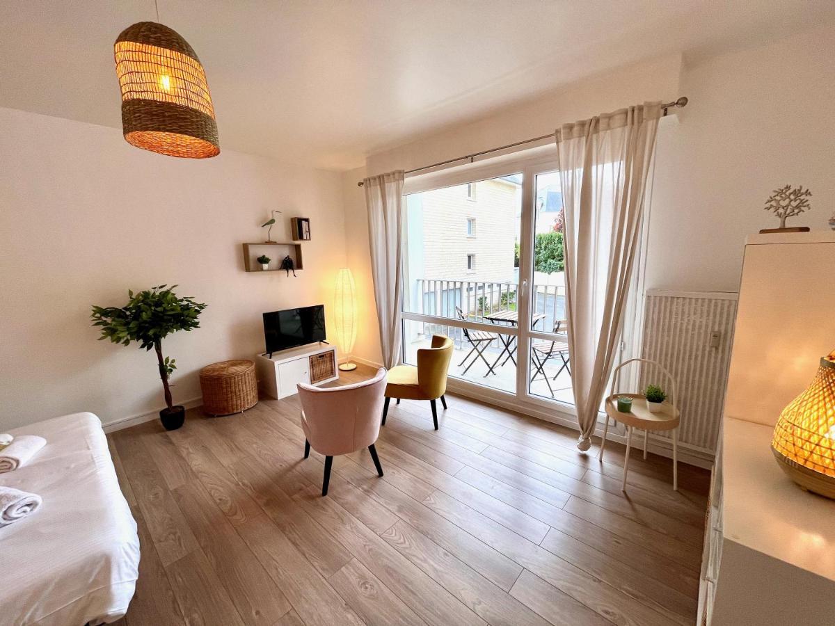 Nihal, Studio Proche Zenith Avec Parking Et Balcon Caen Dış mekan fotoğraf
